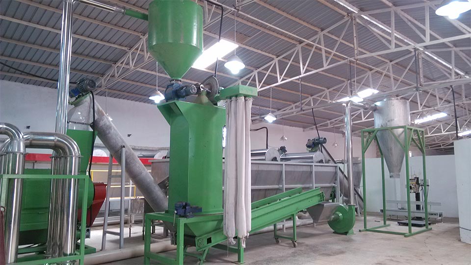 1000kg/h PET bottle washing line