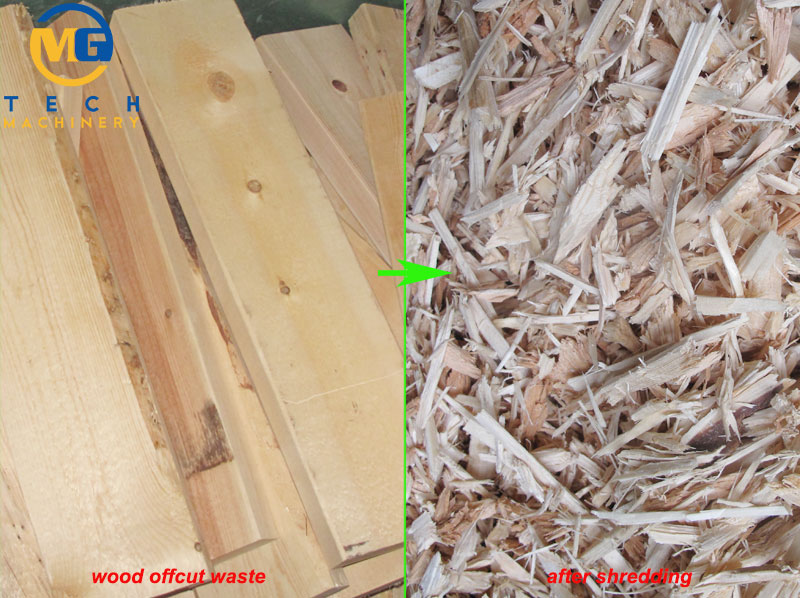 Wood Shredder Machine Shredding Recycling All Waste Wood Products