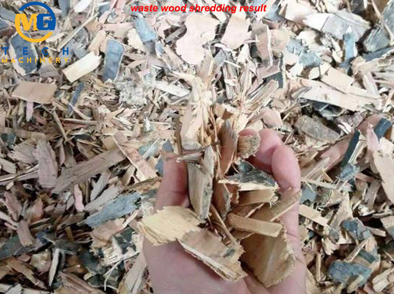 Wood Shredder Machine Shredding Recycling All Waste Wood Products