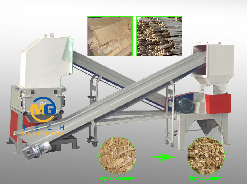 Wood Shredder Machine Shredding Recycling All Waste Wood Products