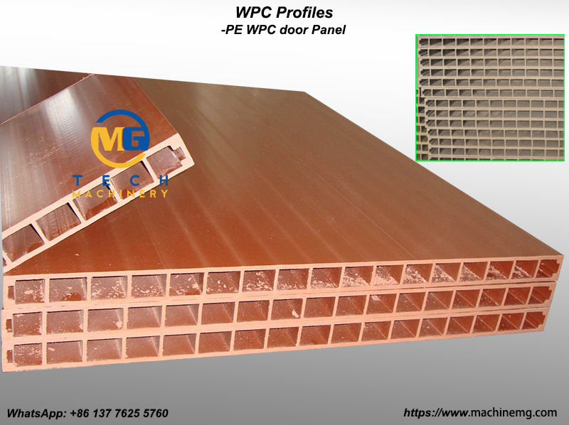 WPC Door Production Line For PE WPC And PVC WPC Door Board Extrusion