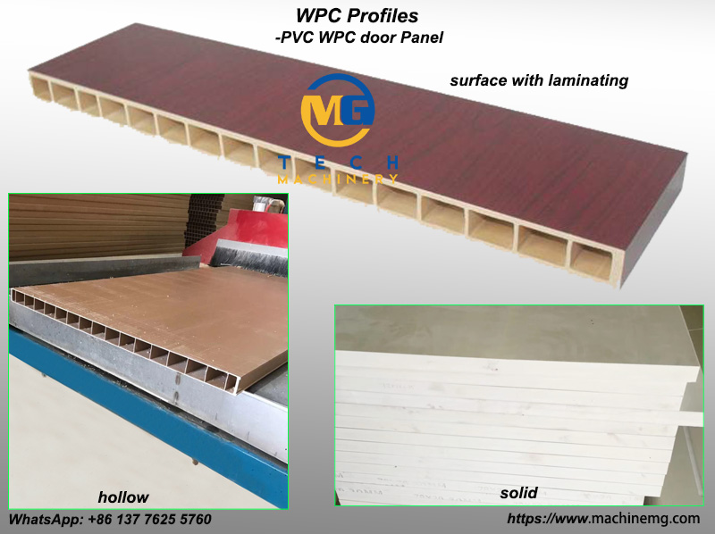 WPC Door Production Line For PE WPC And PVC WPC Door Board Extrusion