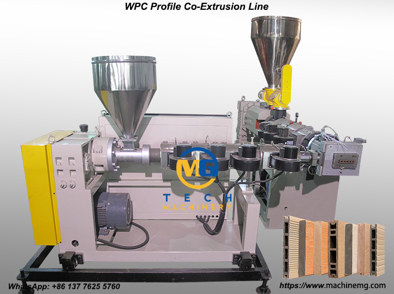 WPC Co Extrusion Line For High Quality WPC Decking Wall Cladding Panel