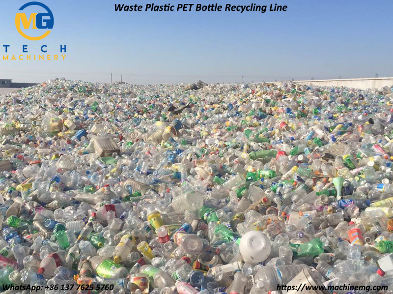Plastic PET Bottle Recycling Washing Line For Waste Water Bottles Beverage Bottles And Oil Bottles