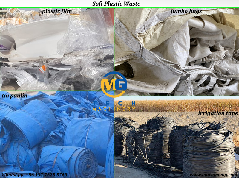 Twin Shaft Shredder Machine For Shredding Plastic Film, Jumbo Bag And Irrigation Tape