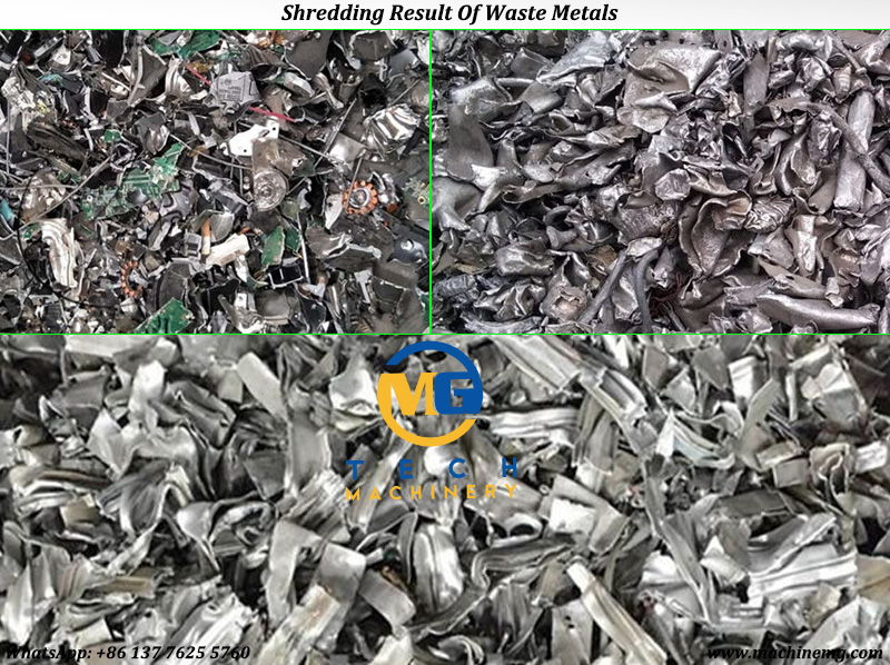 Heavy Twin Shaft Shredder For Shredding Metal Waste
