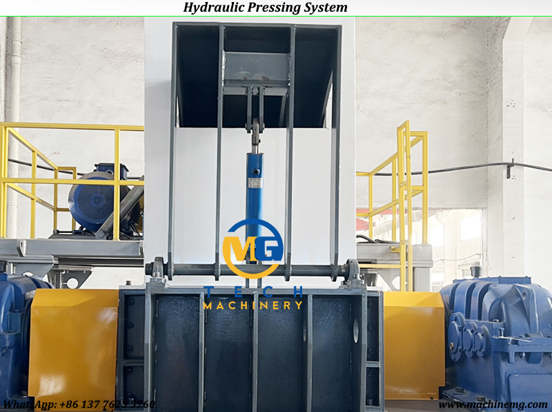 Twin Shaft Shredder Machine For Shredding Plastic Film, Jumbo Bag And Irrigation Tape