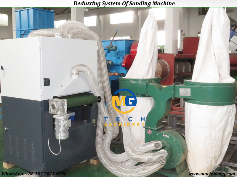 Single Surface Fast WPC Sanding Machine For Wood Plastic Composite And Wood Profiles