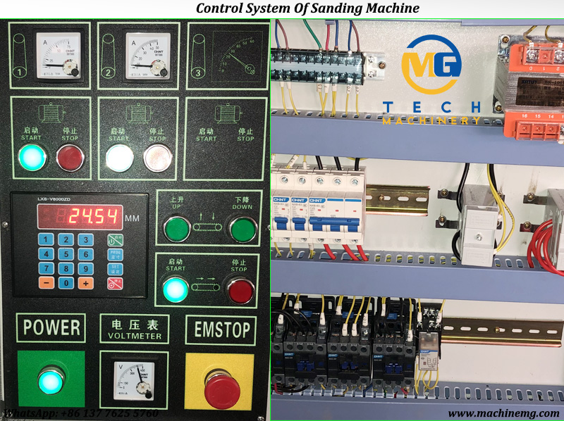 Single Surface Fast WPC Sanding Machine For Wood Plastic Composite And Wood Profiles