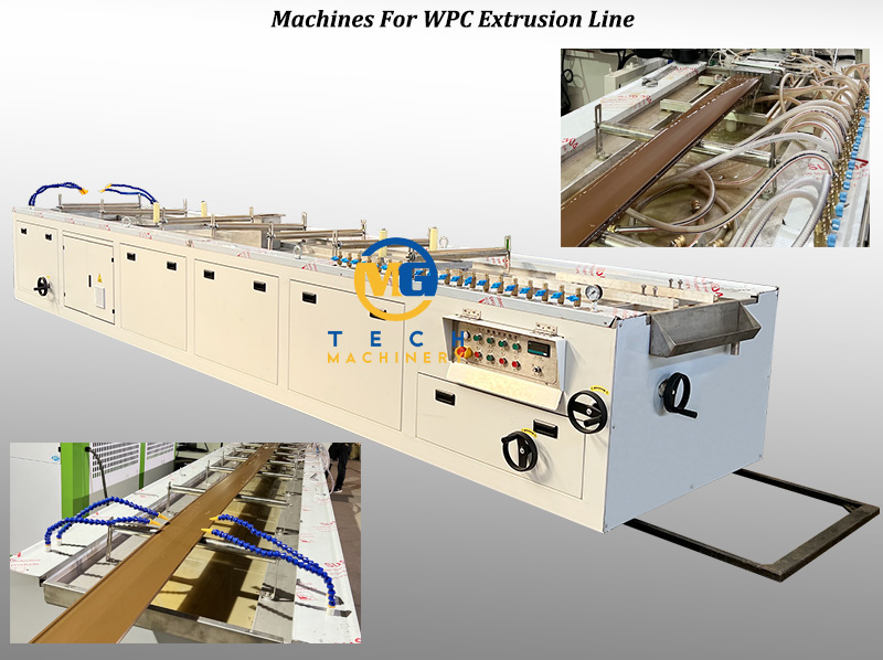 2024 New Design WPC Production Line For Wood Plastic Composite Profile