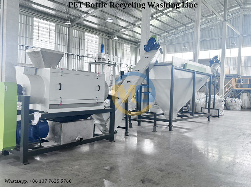 Plastic PET Bottle Recycling Washing Line