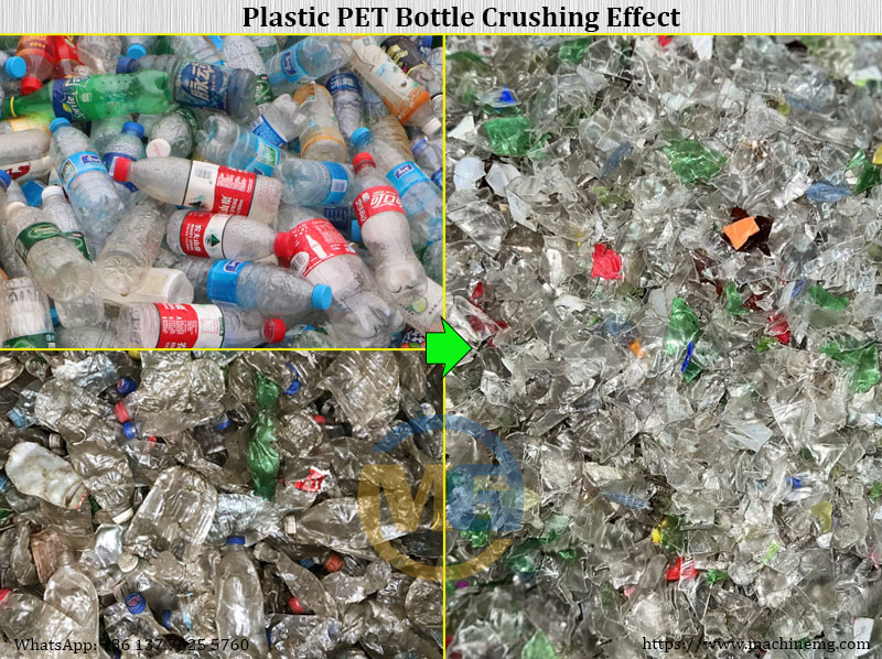 Plastic Bottle Grinder Machine For Grinding Plastic Bottles Drums Tanks