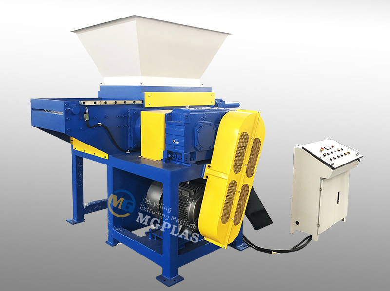 Large Capacity Coupler type PP Jumbo Bag Shredder Machine With Movable Feeding Hopper