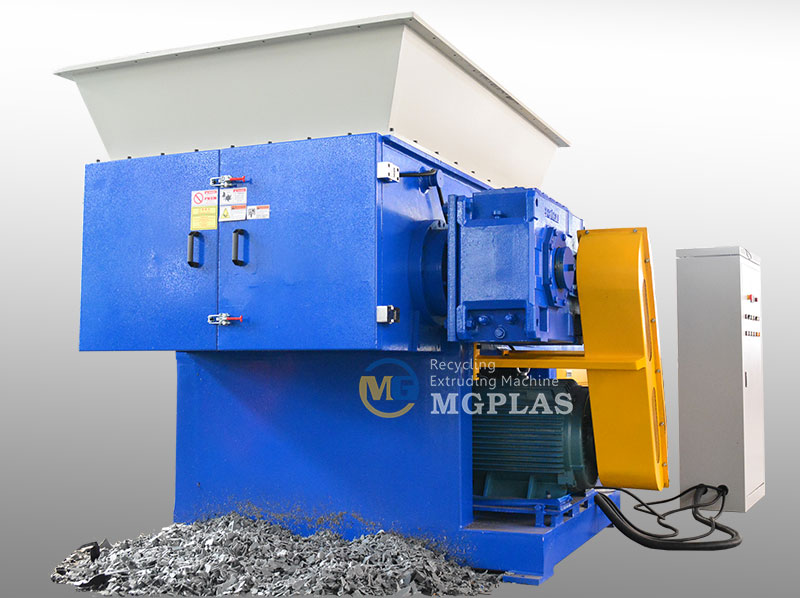 CE Approved 1 Axis Plastic Container Shredder Machine 
