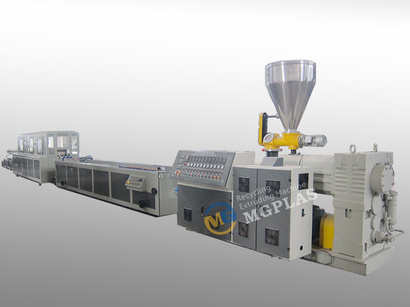 High quality Wood Plastic Hdpe WPC Decking Production Line