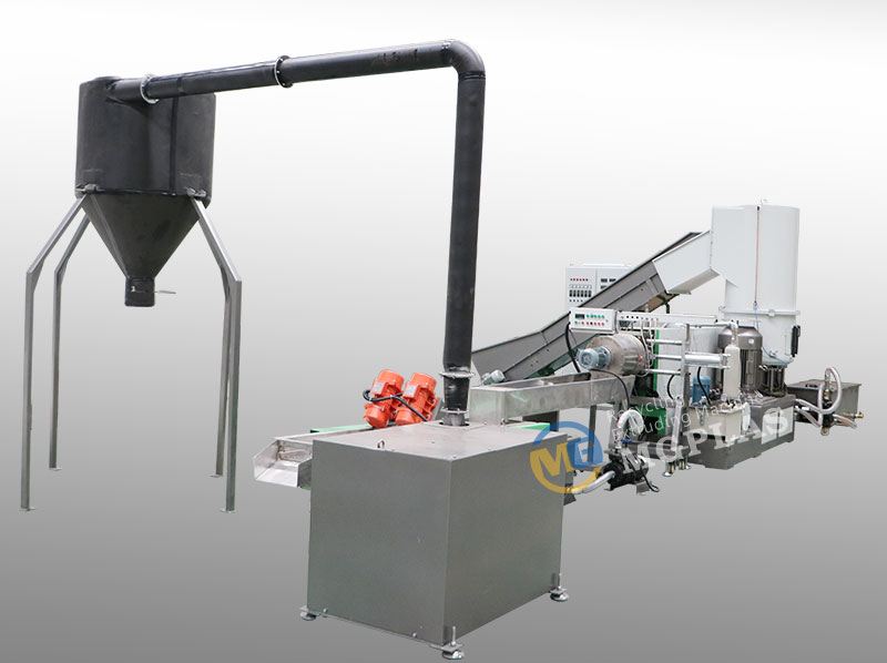 New Design PP PE Film Waste Plastic Recycling Pelletizing Machine