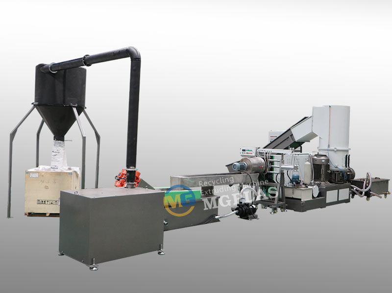 Large Capacity Single Stage Plastic Film Pelletizing Machine, Efficient PP PE Film Pelletizer At