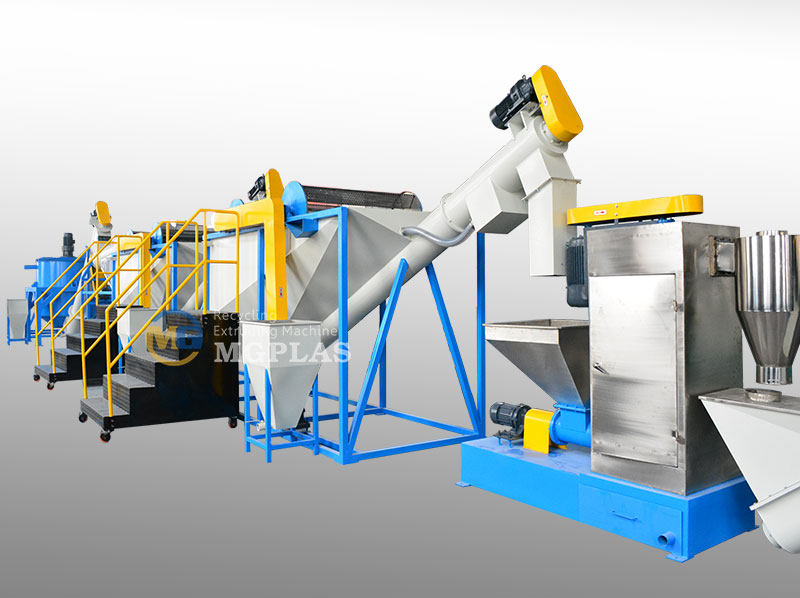 2019 New Design Plastic PET Bottle Recycling Machine At Factory Price