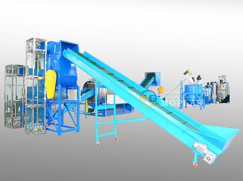 2019 New Design Plastic PET Bottle Recycling Machine At Factory Price