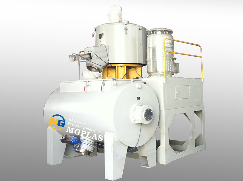 Good Quality Horizontal Heating And Cooling Plastic Mixer Machine 