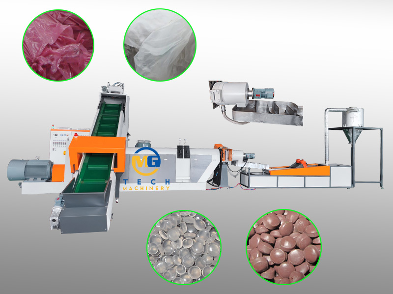 New Water Ring Plastic Film Pelletizing Machine