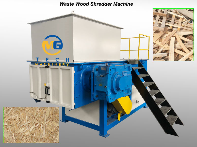 Wood Shredder Machine Shredding Recycling All Waste Wood Products