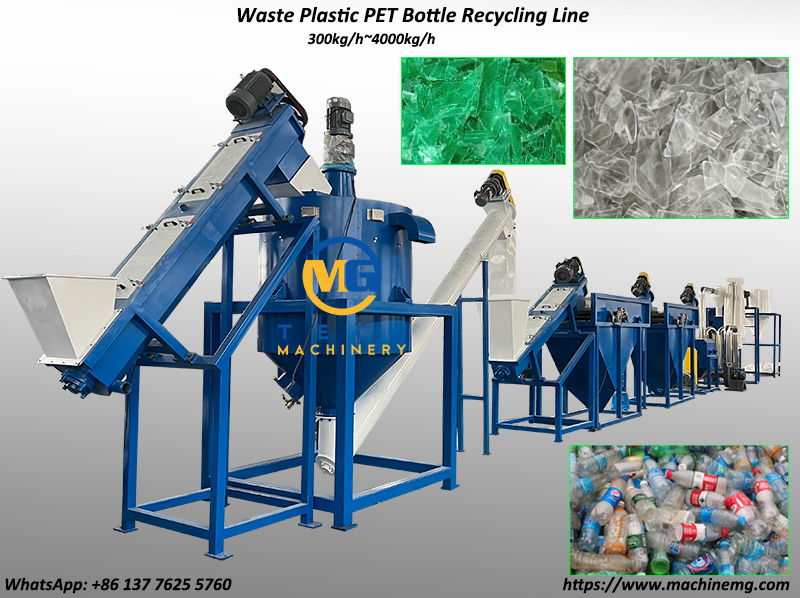 Good PET Bottle Recycling Washing Line Efficient Machines For