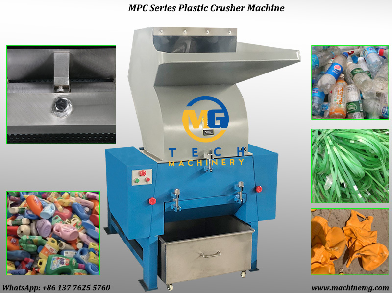 Economic Plastic Crusher Machine For Crushing Bottle Tank Scrap Film Faber