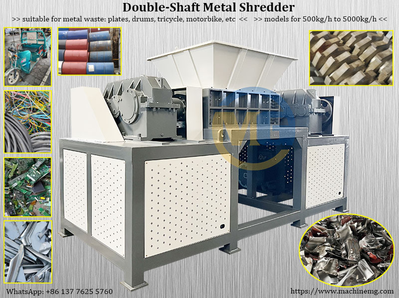 Dual Shaft Shredder for Superior Waste Volume Reduction and Profitable Recycling